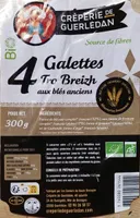 4 galettes Tro Breizh aux blés anciens