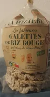 Galette de riz rouge