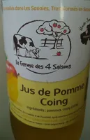 Jus de pomme coing