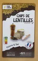 CHIPS DE LENTILLES - Poivre & Sel