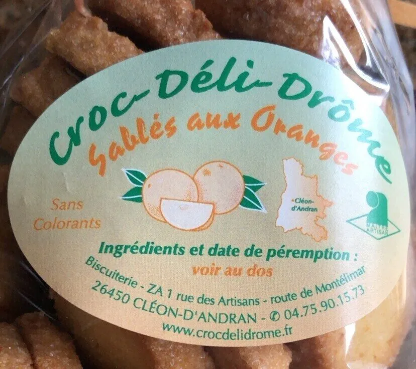 Sablés aux oranges