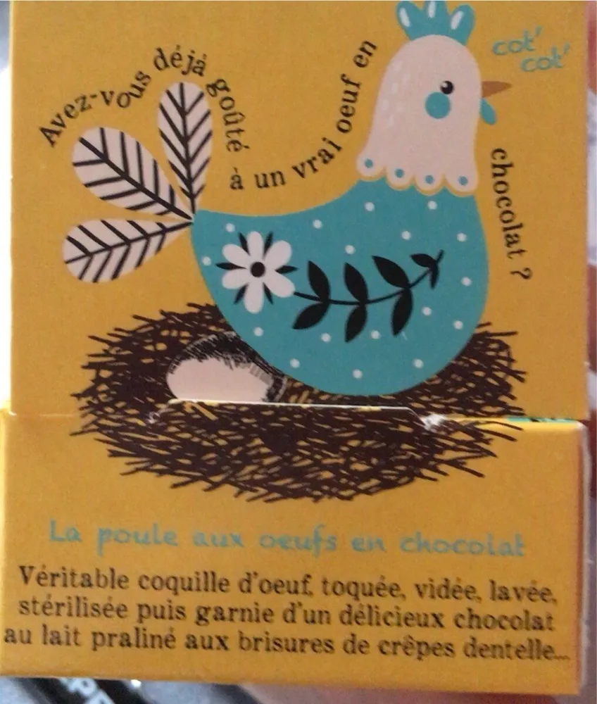 Oeuf coquille crepes dentelles