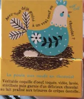 Oeuf coquille crepes dentelles