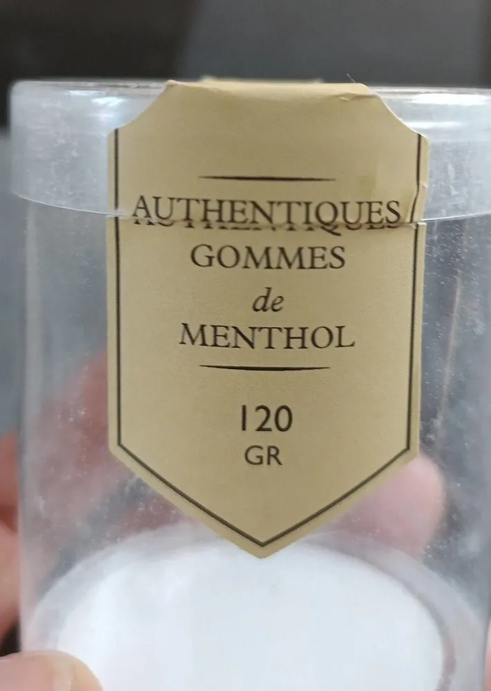 Gomme de menthol