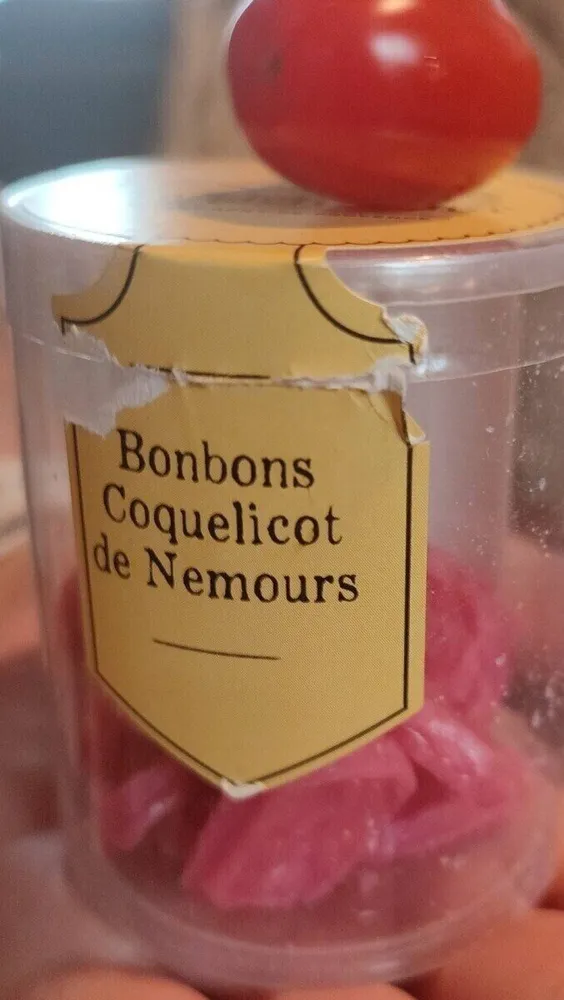 Bonbons coquelicot de Nemours