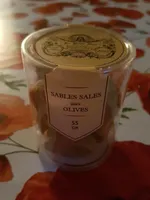 Sablés salés aux olives