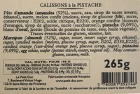 Calissons à la pistache