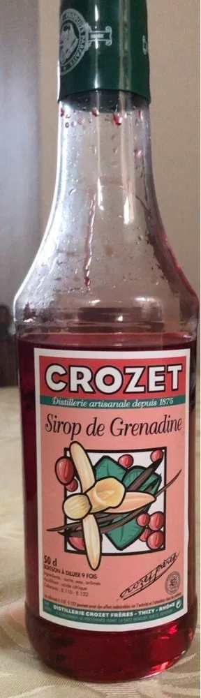 Sirop grenadine