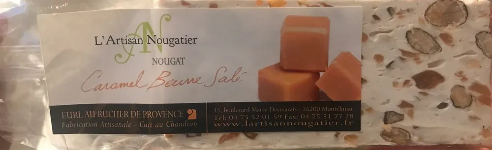 Nougat caramel beurre salé