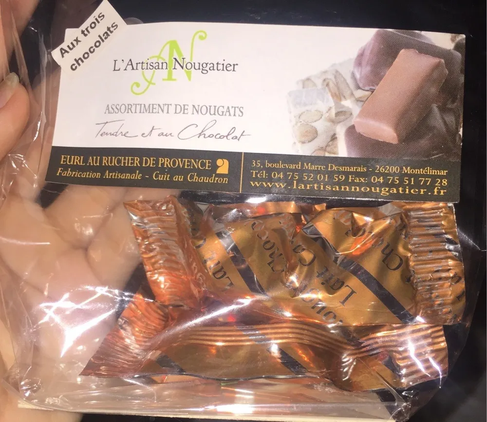 Assortiment de nougats