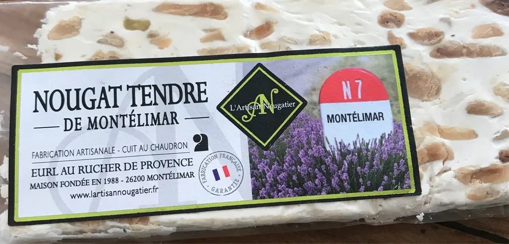 Nougat tendre de Montélimar