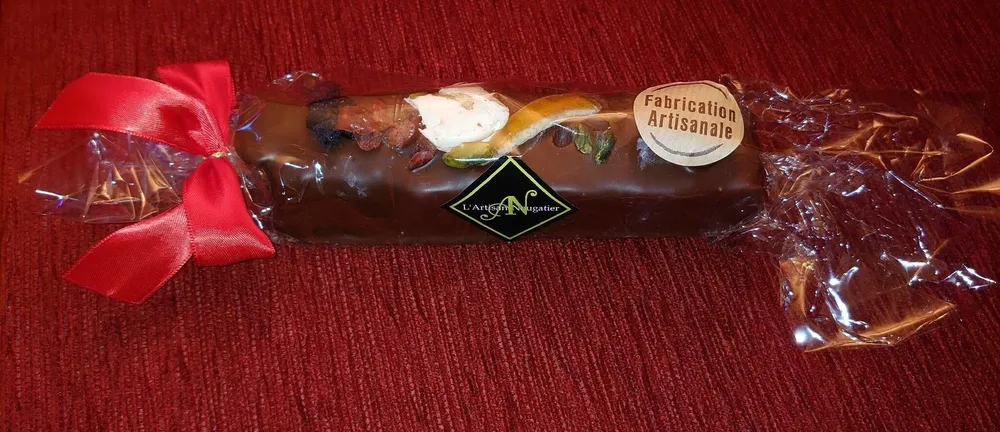 Barre nougat chocolat