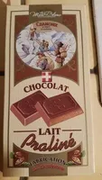 Chocolat lait praliné