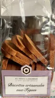 Biscottes artisanales aux figues