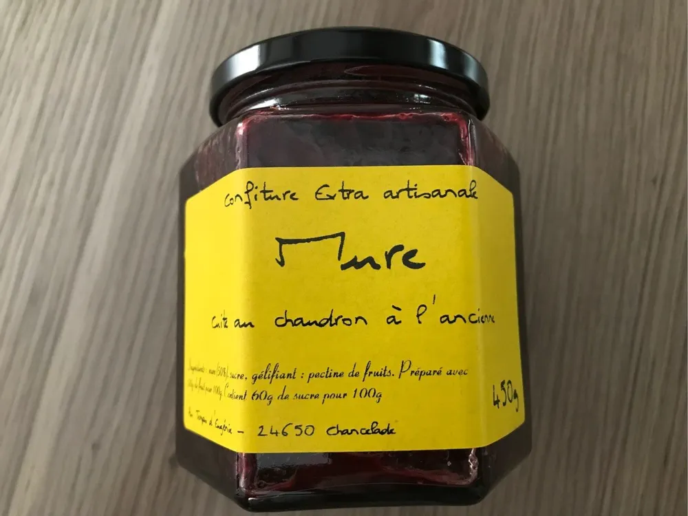 Confiture extra artisanale de Mure