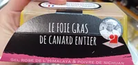 Le foie gras de canard entier sel rose de l'Himalaya & poivre du Sichuan