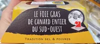 Foie gras de canard entier du Sud-Ouest sel & poivres