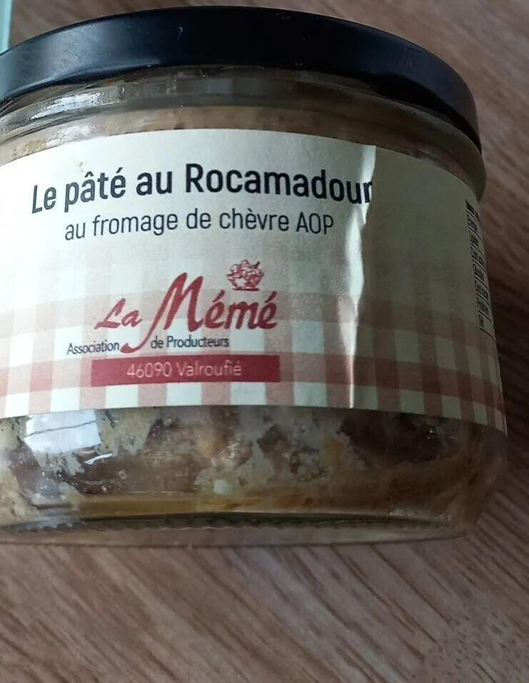 Le pâté au Rocamadour au fromage de chèvre