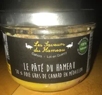 La pâte du hameau 50% de foie gras de canard en médaillon