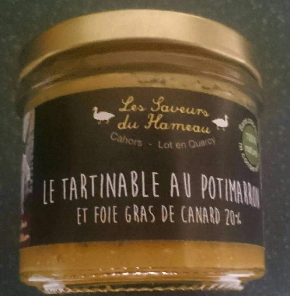 Le tartinable au potimarron et foie gras de canard