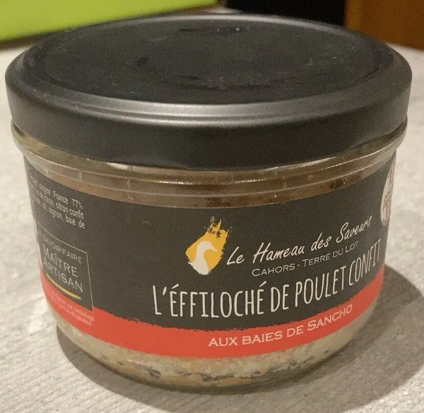 L’effiloché de poulet confit