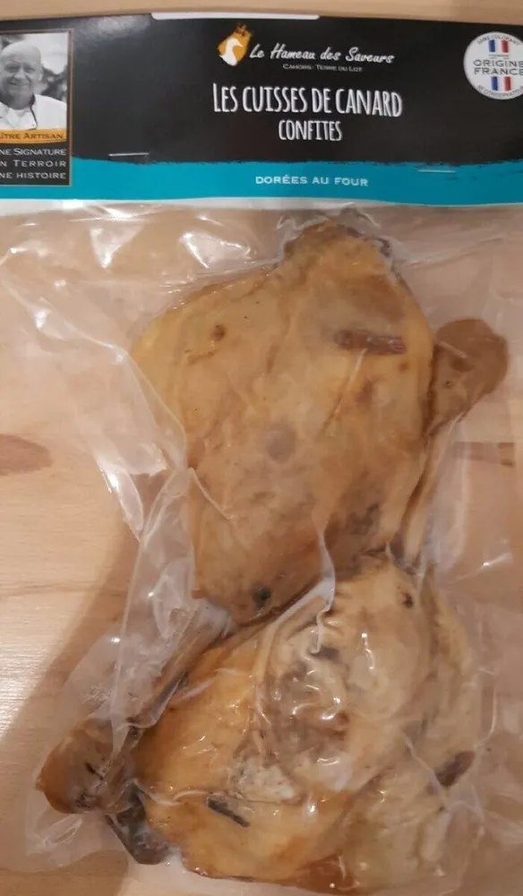 Les cuisses de canard confites