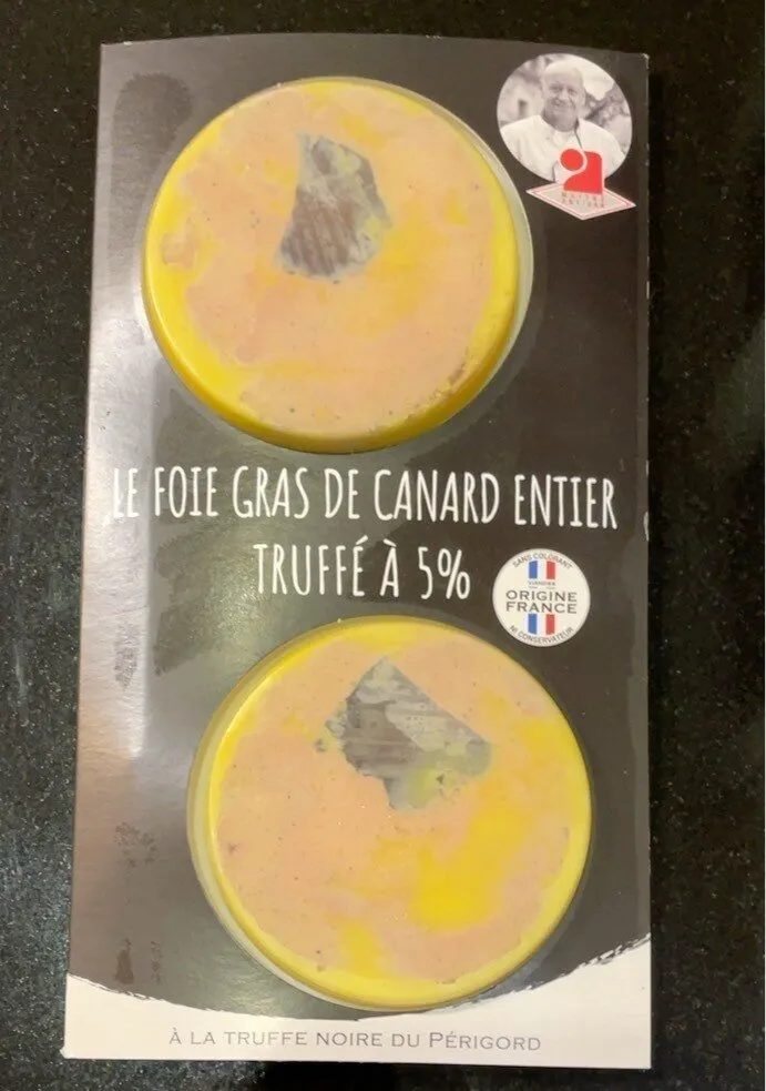 Fois gras de canard entier truffé a 5%