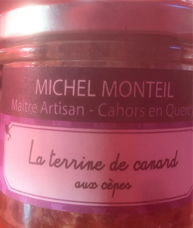 La terrine de canard aux cepes