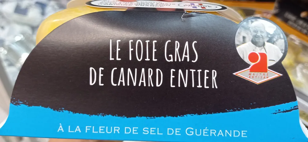 Foie gras canard entier au sel de Guérande