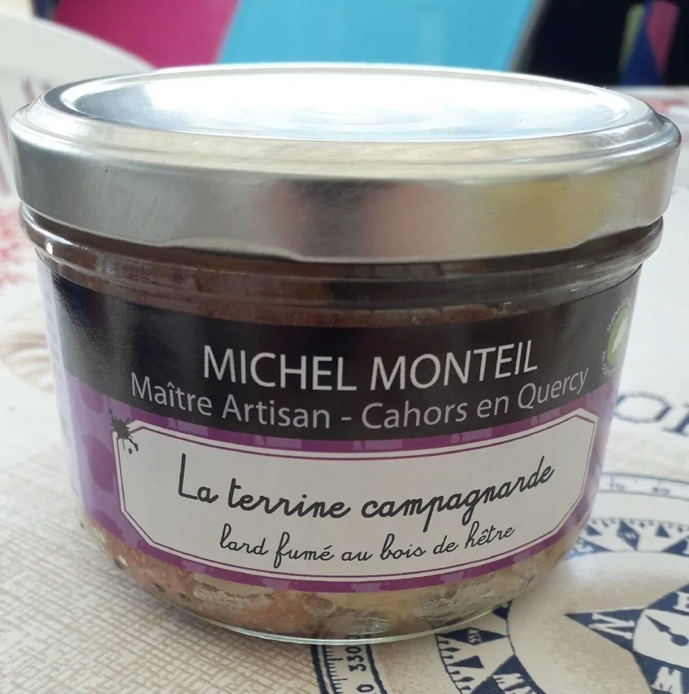 La terrine campagnarde lard fumé au bois de hêtre
