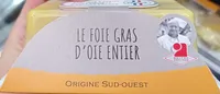 Foie gras d'oie entier origine Sud-Ouest