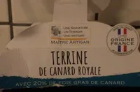Terrine de canard royale