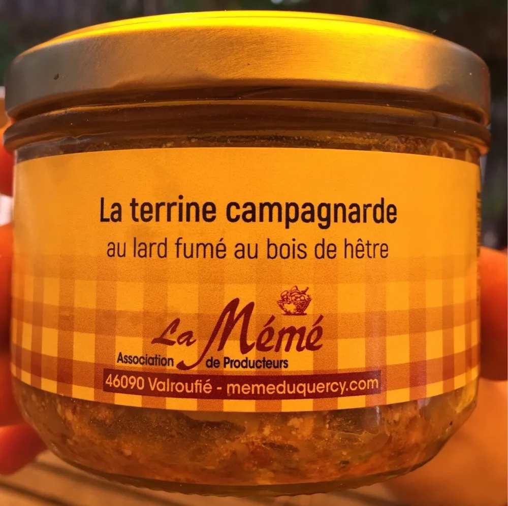 Terrine campagnarde au lard fumé au bois de hêtre