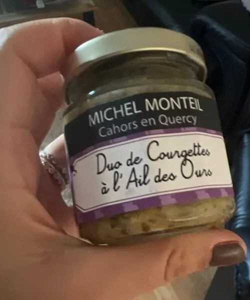 Duo de courgette à l’ail des ours