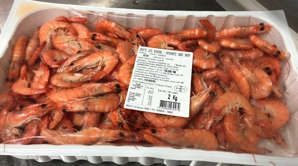 Crevettes cuites refrigerees 60/80