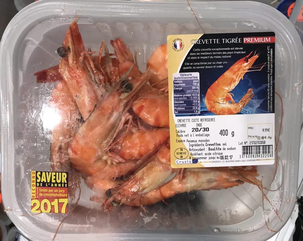 Crevette tigrée Premium