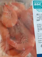 Crevettes entières cuites réfrigérées asc