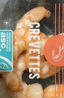Queues de crevettes décortiquées