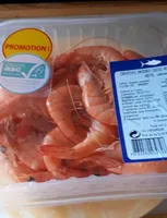 Crevettes entières cuites réfrigérées asc