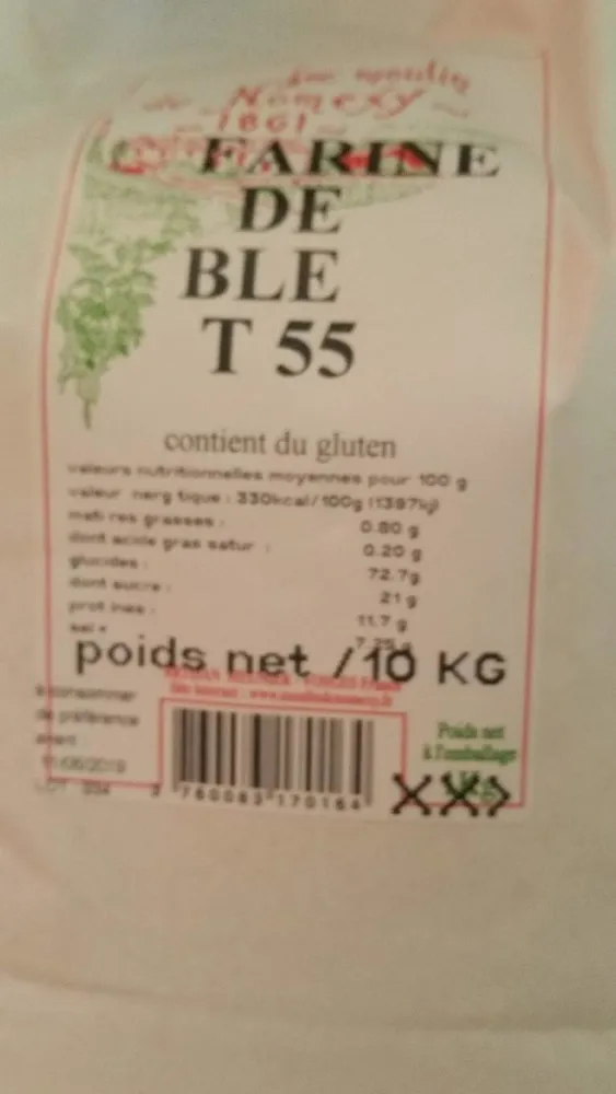 Farine de blé t55