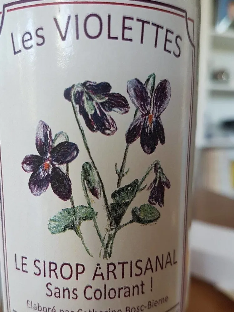 Sirop artisanal Les violettes