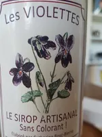 Sirop artisanal Les violettes