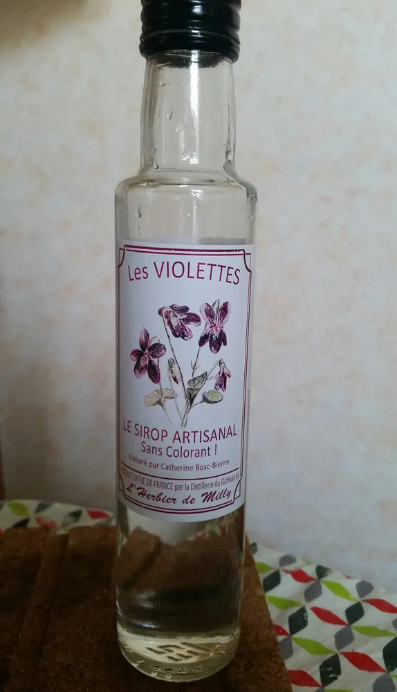 Les violettes - Le sirop artisanal sans colorant