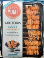 Yakitoris nature & sésame pavot
