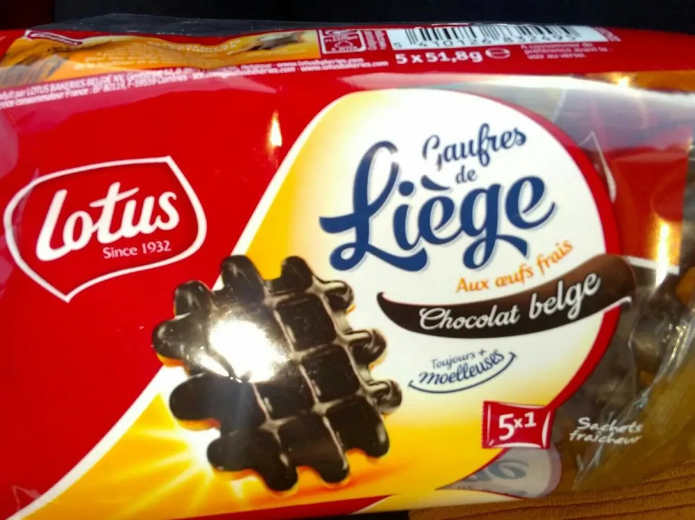 Gaufres de Liège au Chocolat