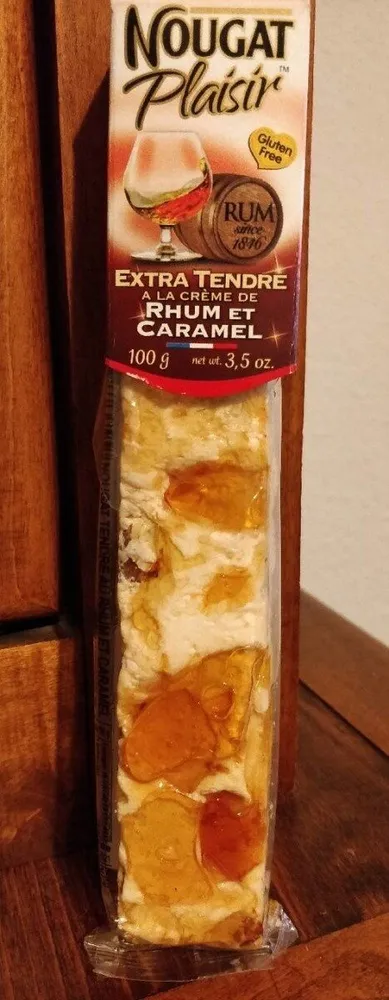 Nougat Extra tendre rhum et caramel