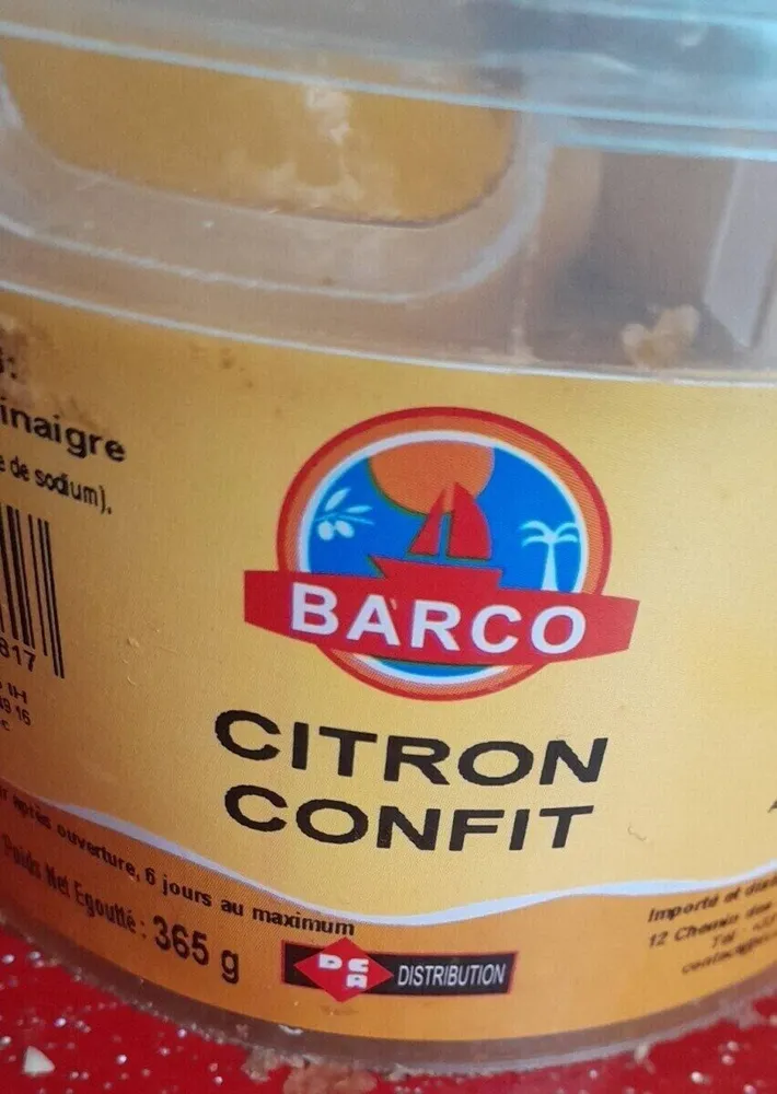 Citron confit