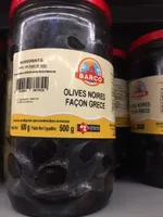 Olives noires facon grecque