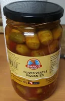 Olives vertes piquantes
