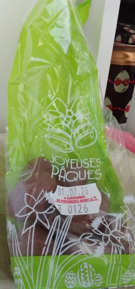 Petits œufs pralinés lait